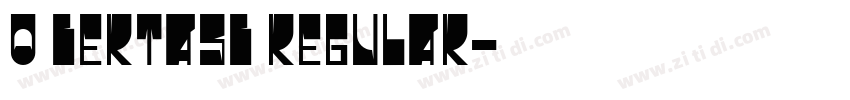 O BertaSB Regular字体转换